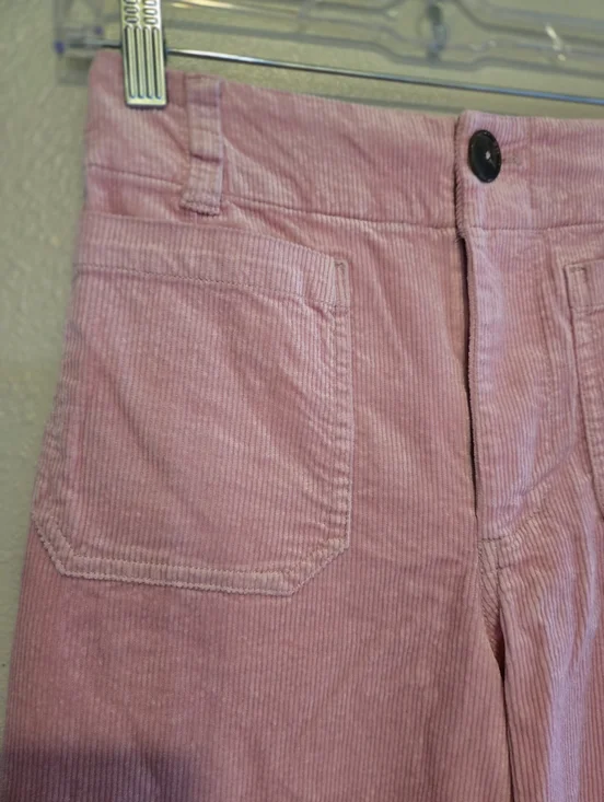 Anthropologie Colette Cropped Wide-Leg Corduroy Pants by Maeve, Size 23 - Picture 9 of 11